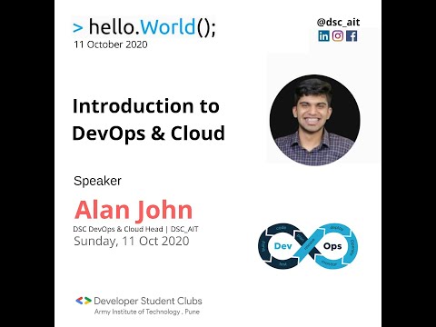Introduction to DevOps and Cloud | 30 Days of Google Cloud | DSC AIT