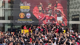 [4k] MANCHESTER UNITED PIT STOP AT PAVILION KUALA LUMPUR FOR CHALLENGE CUP MALAYSIA 2025