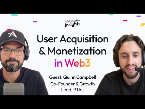 Web3 Growth & User Acquisition Insights with Quinn Campbell ex VP of growth at Axie Infinity | Ep. 3