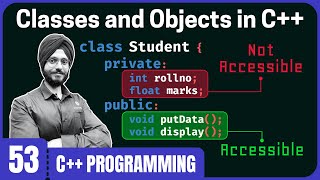 Classes and Objects in C++