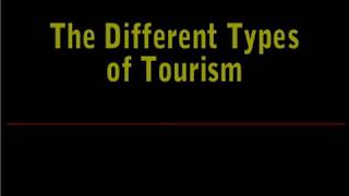 Mass tourism vs alternative tourism
