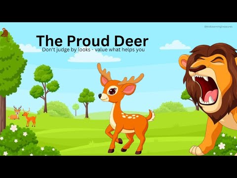 The Proud Deer story | moral stories | stories for kids | kids moral stories #kids #animation #story
