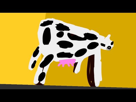 Now a cow, pretending to be a man!