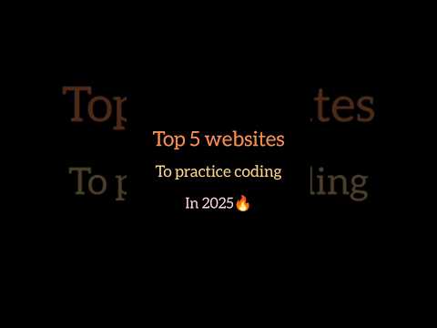 Top Websites to practice coding in 2025|start practising|#coding #trending #programming #website