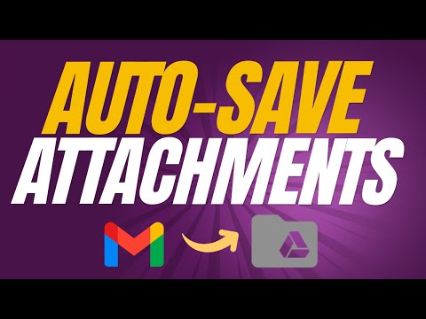 Save Gmail Attachments to Folders! Automatic!