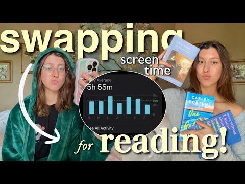 digital detox: swapping screen time for reading for a week