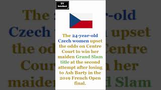 Marketa Vondrousova became the First Unseeded Woman to Win Wimbledon | TV Intellect