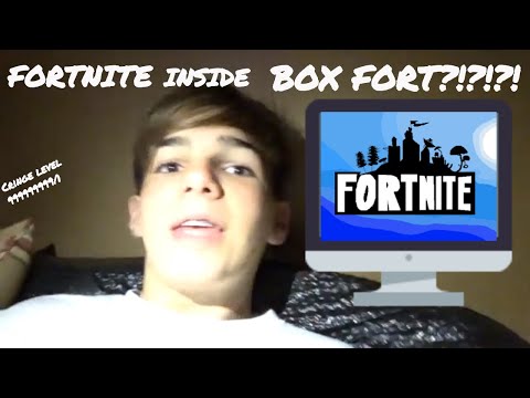 FORTNITE BOX FORT CHALLENGE | 200% CRINGE