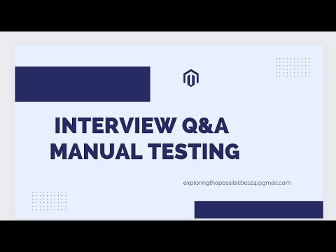 Manual testing interview questions and answers part 2