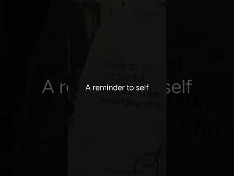 A reminder to self 💪 || #shorts #selfimprovement #discipline