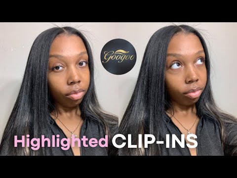 HOW TO: EASY $60 HIGHLIGHTED CLIP-INS FOR BEGINNERS | ft. GooGooHair