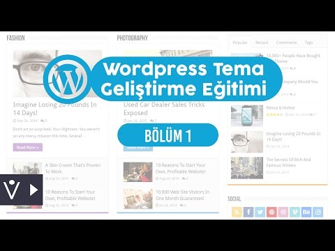 Wordpress Tema Yapımı