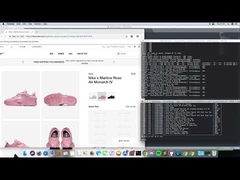 Populating a Nike store Database using Python, Selenium and proxies!