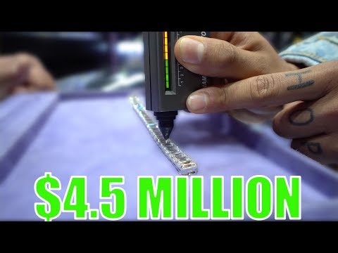 Testing a $4.5 Million Dollar DIAMOND 🤯💎 Bracelet With A $14 Diamond Tester💎