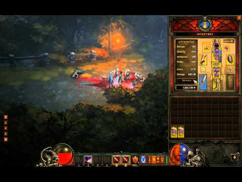 Diablo III caltrops + SS = crit (2nd video with nothing on my bar and a dagger equipped)