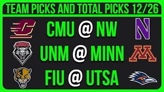 College Football Picks Today 12/26/25 NCAAF Betting Picks and Predictions
