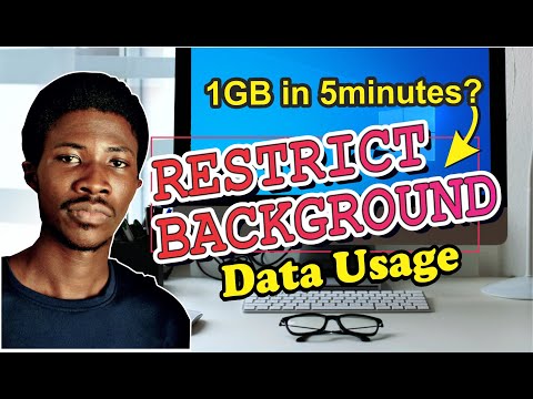 HOW TO RESTRICT BACKGROUND DATA CONSUMPTION IN WINDOWS 10