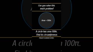 Can you find the circle's circumference? #quickmath #mathriddle #mathquiz #geometry #funmath