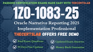 1Z0-1083-25 PDF Questions | Oracle Narrative Reporting 2025 Implementation Professional Exam