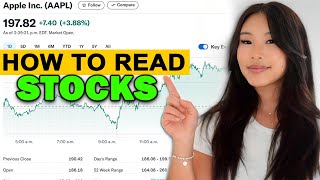 How To Read A Stock Chart | Investing For Complete Beginners