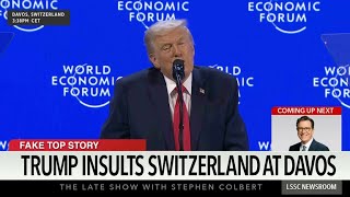 The Swiss Send A Message To President Trump