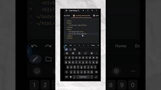 Ins tag in html on mobile #shorts #html #coding #webdesign #python #webcoding #webcode #csscoding