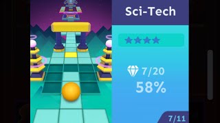 Rolling sky 🌌 level 37 - Sky 🌌 Tech! Bloopers - epic fail😂! 20 subs = subbing to your channel👍🏻