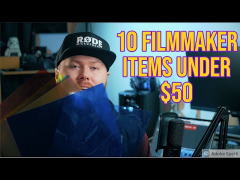 10 BEGINNER Filmmaker items under $50!!