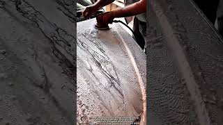 Car Body Sanding Work Tool Using Wet Orbital Sander Technique #worktool