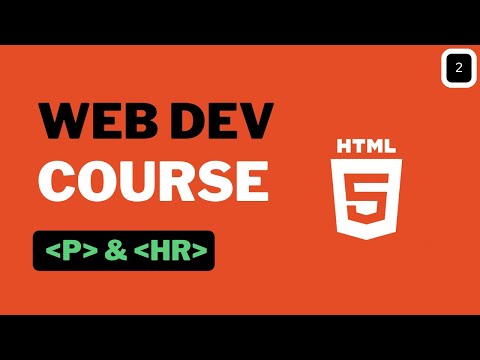 Web Dev Course : Hr and P tags (2)