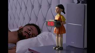 ALARM CLOCK ⏰ FUNNY 😜 SQUID GAME 🎮 CLOCK #squidgamealarmclock #netflix