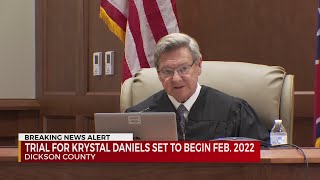 Alert Desk: Trial date set for Krystal Daniels