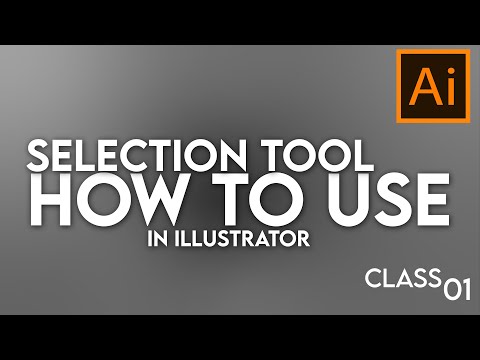 How to use selection Tool In ILLUSTRATOR