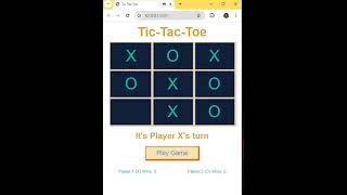 Tic Tac Toe #games #codeproject #javascriptapp