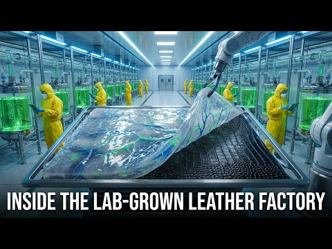 Inside the Lab Grown Leather Factory – The Billion Dollar Bio Tech Secret to Animal Free Luxury Full