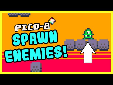 How to Spawn Enemies For Your Platformer - Pico-8 Game Dev Beginner Tips