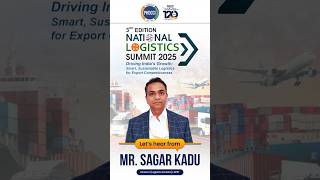 Mr. Sagar Kadu, Director (Logistics Division), DPIIT, insights on 3rd National Logistics Summit 2025