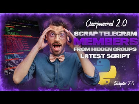 How To Add Hidden Member in Telegram  Groups | Telegram Hidden Group Member Scraper 🔥