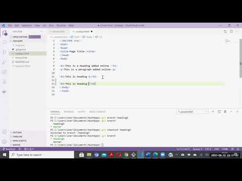 Branching in Git   part 2