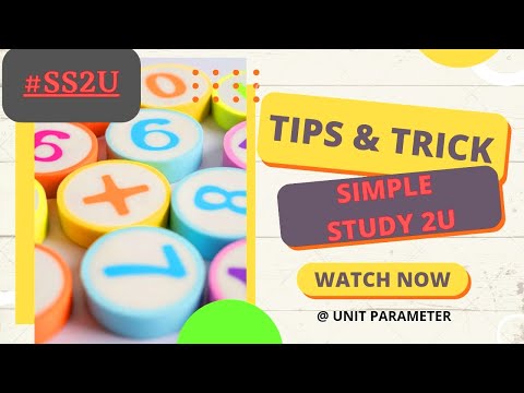 Common Units parameter used in Mathematics | Units used in mathematics | Mathematics