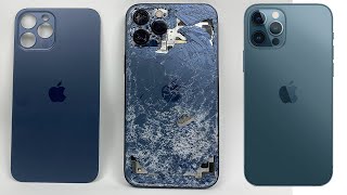 Fixing Broken Back glass | Iphone 12 pro max #shorts
