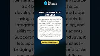 What is Semantic Kernel? #SemanticKernel #theinfodrop