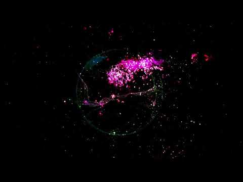 Space Invisible Planet Explosion Particle Background HD