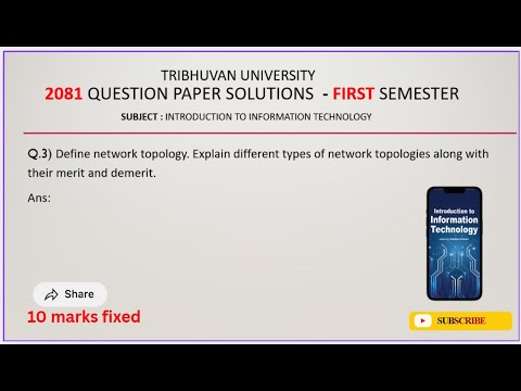 Introduction to Information Technology | First semester | 2081 Q.no.3