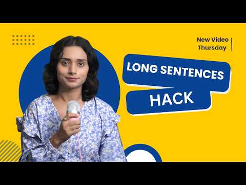 How to make long sentences in English