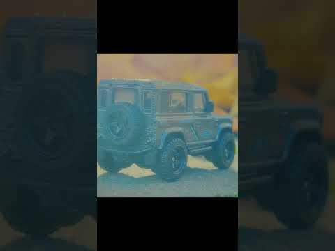 Autumn photo shoot with Hot Wheels Land Rover Defender 90