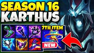 KARTHUS CAN HAVE 7 ITEMS NOW?! HIS ULT IS A ONE SHOT TACTICAL NUKE!
