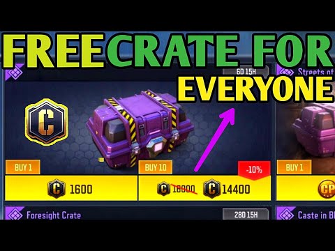 Free Crate For Everyone😱Limited Time😱Clim This Crate😍First Crate Whit C Call of duty mobile🔥