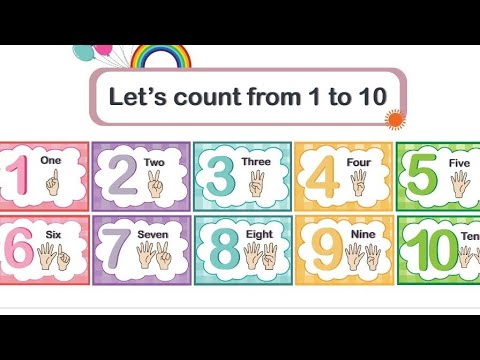 English Number / Let's Count 1to10 Part 1