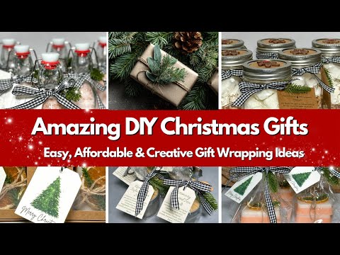 Amazing Handmade Christmas Gifts | Simple & Stylish Wrapping Ideas